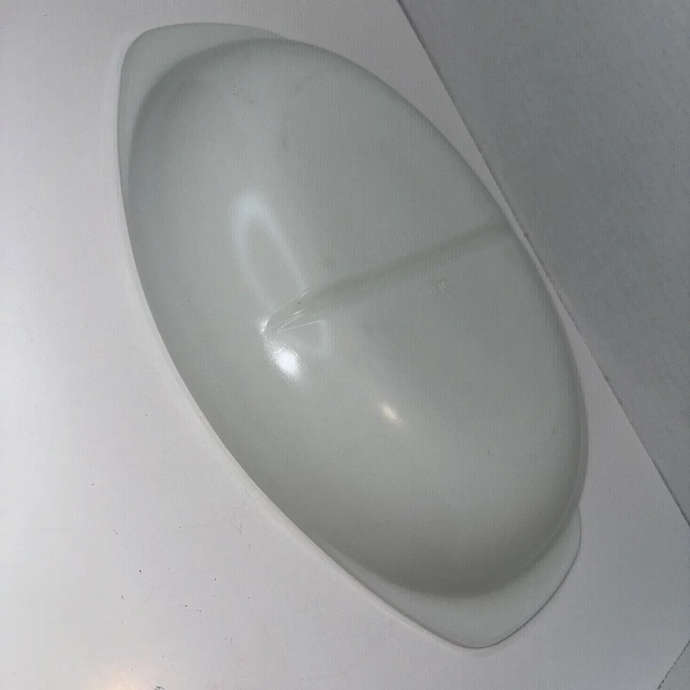 Pyrex Divided Serving Dish Unisex 1.5 QT White 1063 Opal Milk Glass Vintage‎ USA